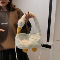 Women's Plush Animal Cute Square Open Shoulder Bag main image 5
