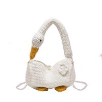Women's Plush Animal Cute Square Open Shoulder Bag main image 4