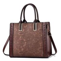 Women's Pu Leather Solid Color Elegant Bucket Zipper Handbag main image 5
