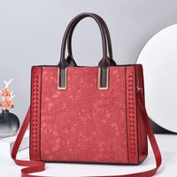 Women's Pu Leather Solid Color Elegant Bucket Zipper Handbag main image 3