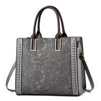 Women's Pu Leather Solid Color Elegant Bucket Zipper Handbag main image 4