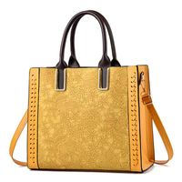 Women's Pu Leather Solid Color Elegant Bucket Zipper Handbag sku image 6