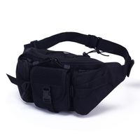 Unisex Vintage Style Solid Color Oxford Cloth Waist Bags sku image 1