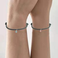 Simple Style Solid Color Stainless Steel Rope None None Women's Bracelets main image 3