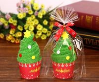 Christmas Business Christmas Tree Santa Claus Cloth Family Gathering Party Festival Towels Gift Bags sku image 3