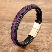 Casual Simple Style Solid Color Alloy Braid Unisex Bracelets main image 2