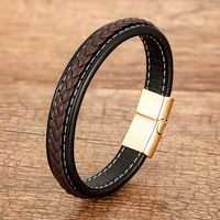 Casual Simple Style Solid Color Alloy Braid Unisex Bracelets main image 6