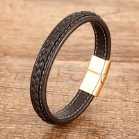 Casual Simple Style Solid Color Alloy Braid Unisex Bracelets main image 3