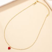 Ig Style Korean Style Heart Shape Alloy Wholesale Pendant Necklace main image 3
