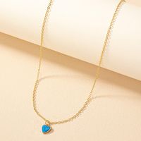 Ig Style Korean Style Heart Shape Alloy Wholesale Pendant Necklace main image 7