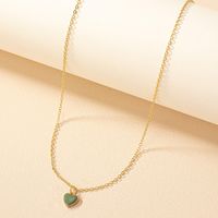 Ig Style Korean Style Heart Shape Alloy Wholesale Pendant Necklace main image 8
