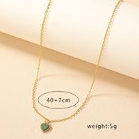 Ig Style Korean Style Heart Shape Alloy Wholesale Pendant Necklace sku image 3