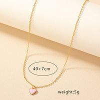 Ig Style Korean Style Heart Shape Alloy Wholesale Pendant Necklace sku image 4