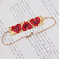 Estilo Ig Elegante Señora Pentagrama Forma De Corazón Vidrio Mujeres Pulsera main image 7