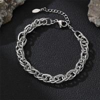 Casual Punk Cool Style Leaf Skull Pu Leather Alloy Men's Bracelets sku image 20