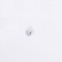 Simple Style Geometric Heart Shape Sterling Silver Plating 18k Gold Plated Charms sku image 2