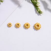 Simple Style Flower Sterling Silver Plating Gold Plated Jewelry Accessories main image 5