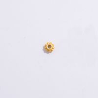 Simple Style Flower Sterling Silver Plating Gold Plated Jewelry Accessories sku image 1