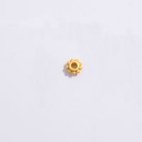 Simple Style Flower Sterling Silver Plating Gold Plated Jewelry Accessories sku image 2