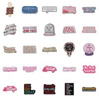 Cartoon Style Cowboy Style Letter Alloy Stamping Stoving Varnish Plating Unisex Brooches main image 1