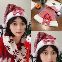 Christmas Basic Classic Style Bow Knot Cloth Family Gathering Party Festival Christmas Hat sku image 21