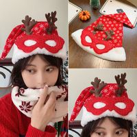 Christmas Basic Classic Style Bow Knot Cloth Family Gathering Party Festival Christmas Hat sku image 28