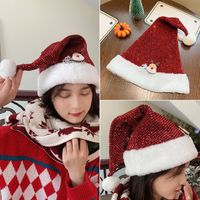 Christmas Basic Classic Style Bow Knot Cloth Family Gathering Party Festival Christmas Hat sku image 20