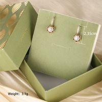 1 Pair Cute Xuping Pastoral Sunflower Plating Inlay Copper Alloy Artificial Gemstones 18k Gold Plated Drop Earrings main image 3