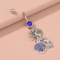 European And American Zircon Belly Button Nail Butterfly Belly Button Ring Piercing Jewelry main image 7