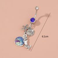 European And American Zircon Belly Button Nail Butterfly Belly Button Ring Piercing Jewelry main image 8