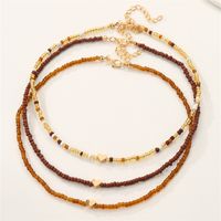 Wholesale Jewelry Colorful Beaded Heart Necklace Set Nihaojewelry sku image 2