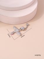 Streetwear Cool Style Heart Shape Stainless Steel Inlay Zircon Belly Ring main image 4
