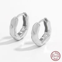 1 Pair Ig Style Elegant Geometric Inlay Sterling Silver Zircon White Gold Plated Rhodium Plated Earrings main image 6