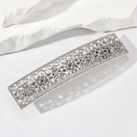 Retro Geometric Solid Color Alloy Plating Hair Clip main image 5