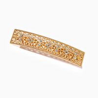 Retro Geometric Solid Color Alloy Plating Hair Clip main image 6
