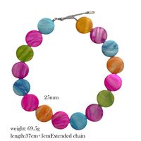 Casual Vacation Round Shell Women's Necklace main image 2