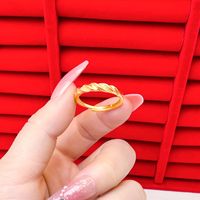 1 Piece Chinoiserie Bow Knot Copper Plating Open Ring sku image 55