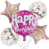 Birthday Cute Sweet Letter Heart Shape Aluminum Film Party Festival Balloons main image 5