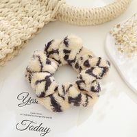 Cute Sweet Color Block Cloth Rib-knit Hair Tie sku image 5