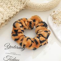 Cute Sweet Color Block Cloth Rib-knit Hair Tie sku image 2