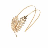 Women's Elegant Leaf Alloy Plating Hair Band main image 5