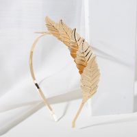 Vintage Style Leaves Alloy Plating Hair Band main image 1