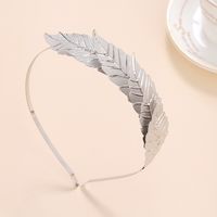 Vintage Style Leaves Alloy Plating Hair Band main image 4
