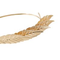 Vintage Style Leaves Alloy Plating Hair Band main image 6