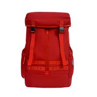 Unisex Solid Color Oxford Cloth Flip Cover Functional Backpack School Backpack sku image 1