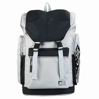 Unisex Solid Color Oxford Cloth Zipper Functional Backpack School Backpack sku image 2