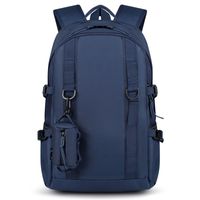 Solid Color Travel Daily School Backpack sku image 6
