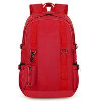 Solid Color Travel Daily School Backpack sku image 7