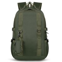 Solid Color Travel Daily School Backpack sku image 4