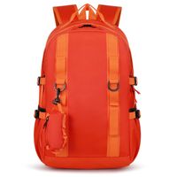 Solid Color Travel Daily School Backpack sku image 5